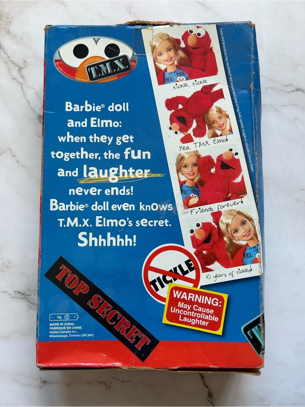 Tickle Me Elmo Sesame Street Barbie Doll - Picture 4 of 6